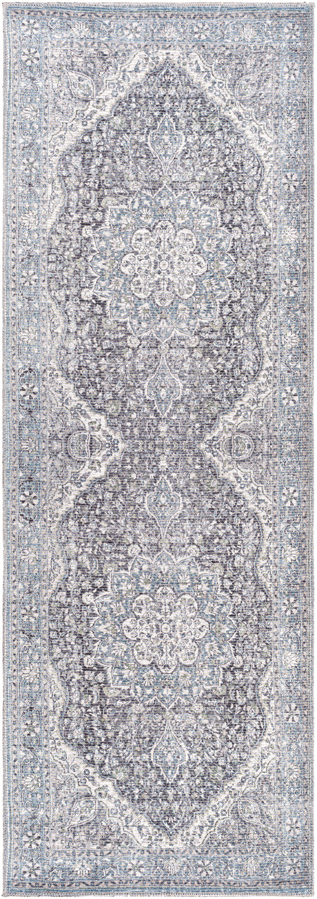 Surya Colin Cln-2308 Dark Blue, Dark Green, Black, Cream Rugs.