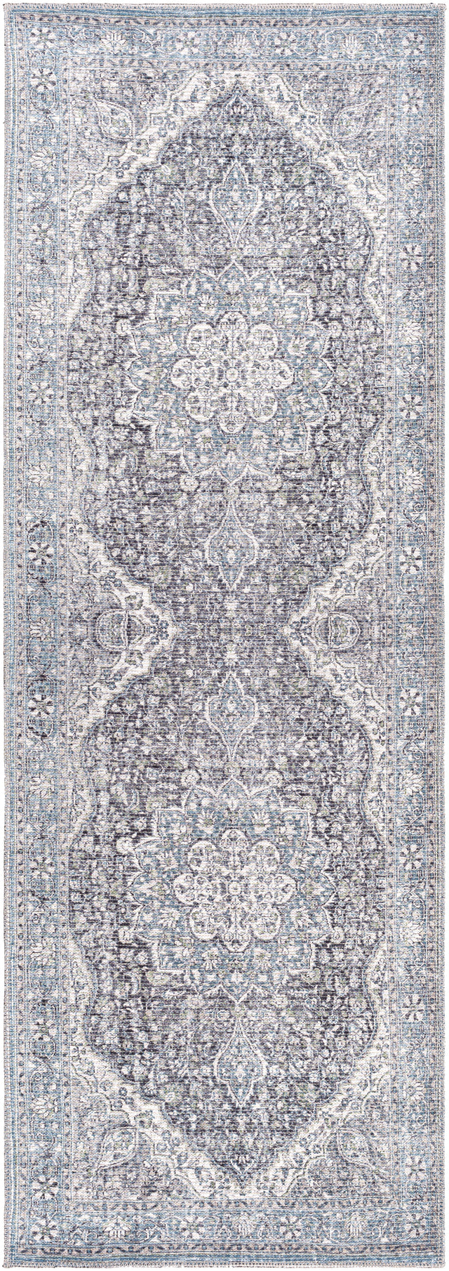 Surya Colin Cln-2308 Dark Blue, Dark Green, Black, Cream Rugs.