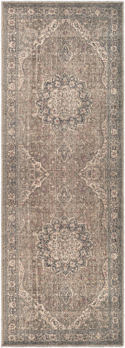 Surya Colin Cln-2309 Dusty Sage, Olive, Red, Black Area Rug