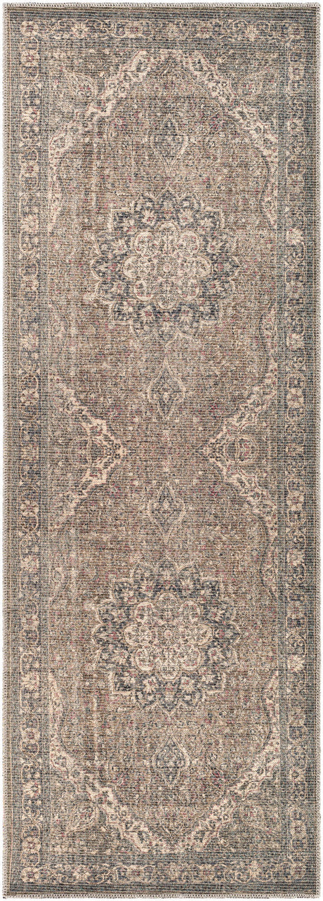 Surya Colin Cln-2309 Dusty Sage, Olive, Red, Black Rugs.