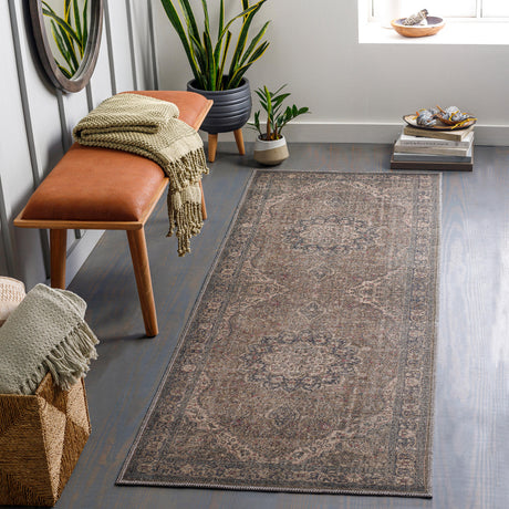 Surya Colin Cln-2309 Dusty Sage, Olive, Red, Black Rugs.