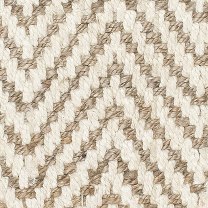 AreaRugs.com Kafra Clwa Ivory Chevron Area Rug