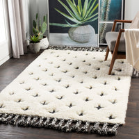 Surya Camille Cme-2300 Cream, Black Area Rug