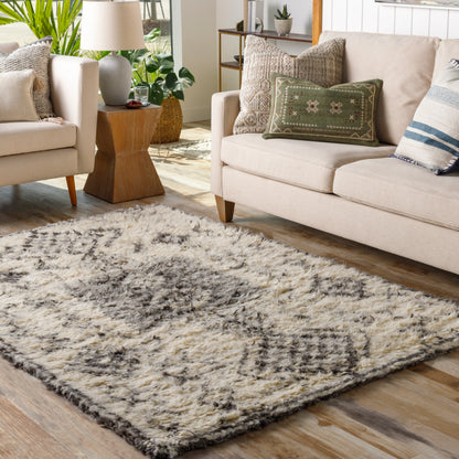 Surya Camille Cme-2301 Cream, Medium Gray, Charcoal Area Rug