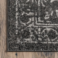 Nuloom Arlena Traditional Nar1505C Charcoal Area Rug