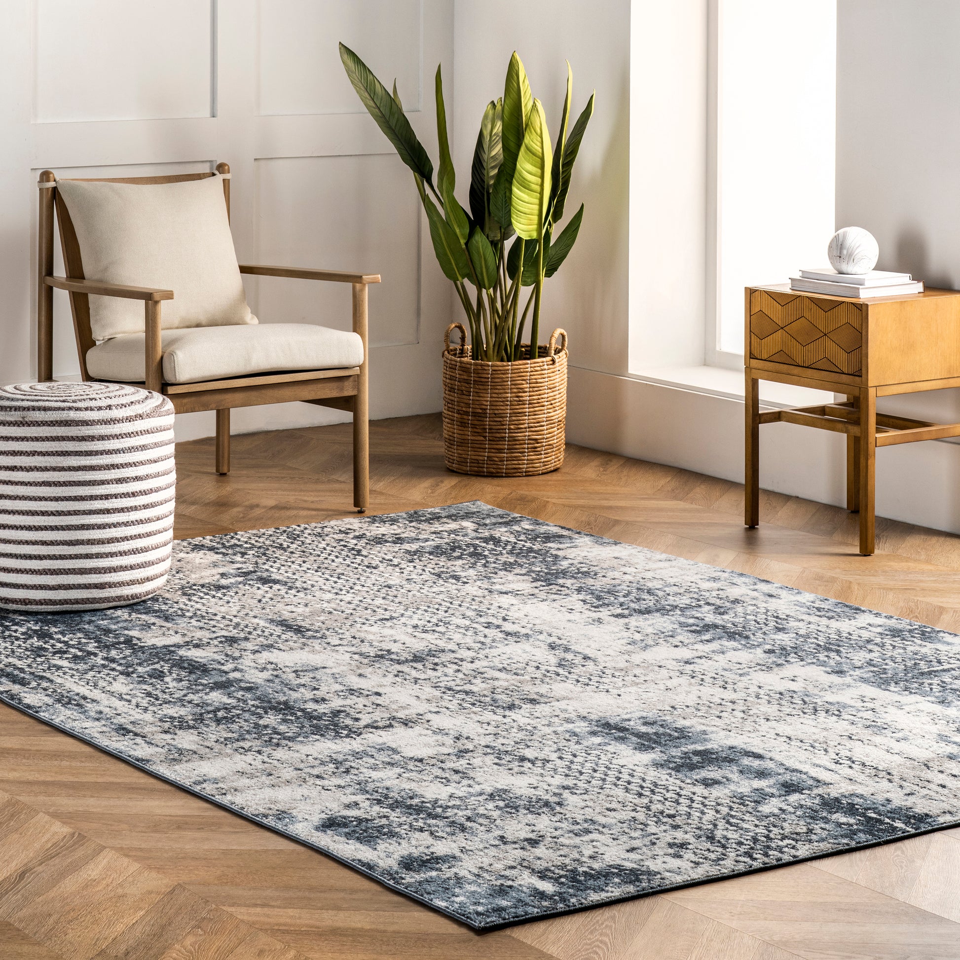 Nuloom Taylor Modern Nta2446A Blue Area Rug