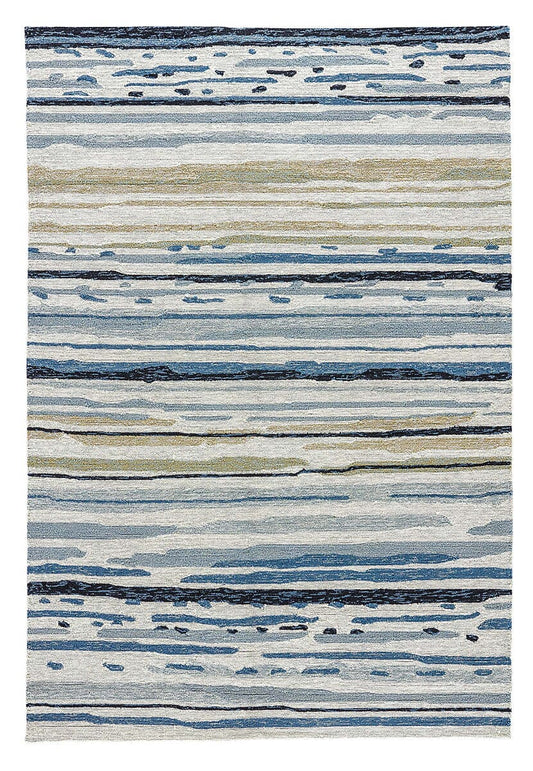 Jaipur Colours Sketchy Lines Co08 Classic Gray / Classic Gray Striped Area Rug