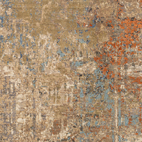 Surya Colaba Coa-2003 Olive, Wheat, Cream, Burnt Orange Rugs.
