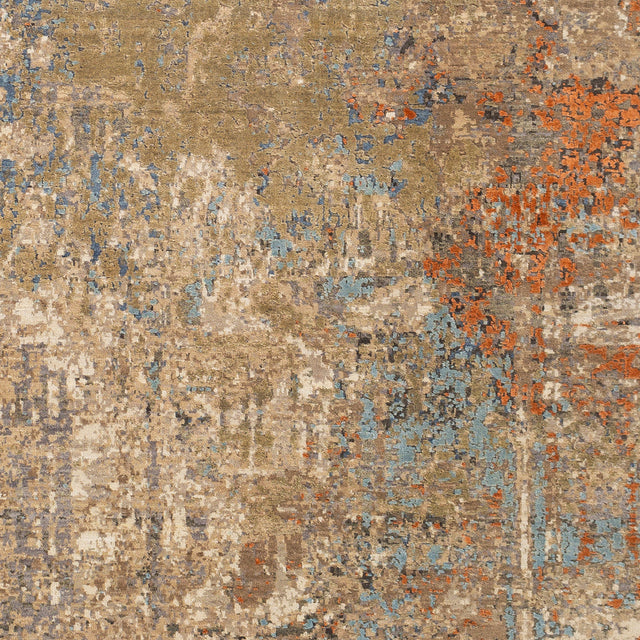 Surya Colaba Coa-2003 Olive, Wheat, Cream, Burnt Orange Rugs.