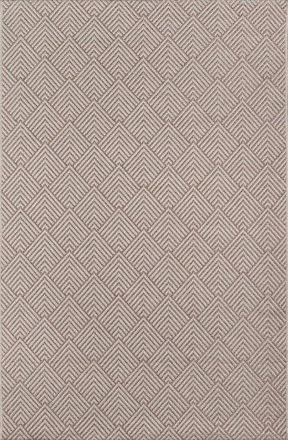 Momeni Como Com-3 Beige Geometric Area Rug