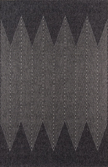 Momeni Como Com-5 Charcoal Geometric Area Rug