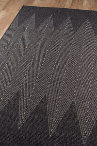 Momeni Como Com-5 Charcoal Geometric Area Rug