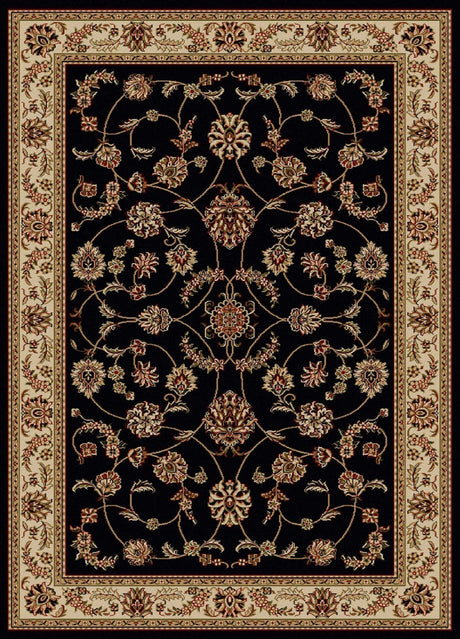 Radici Como 1596 Black Rugs.