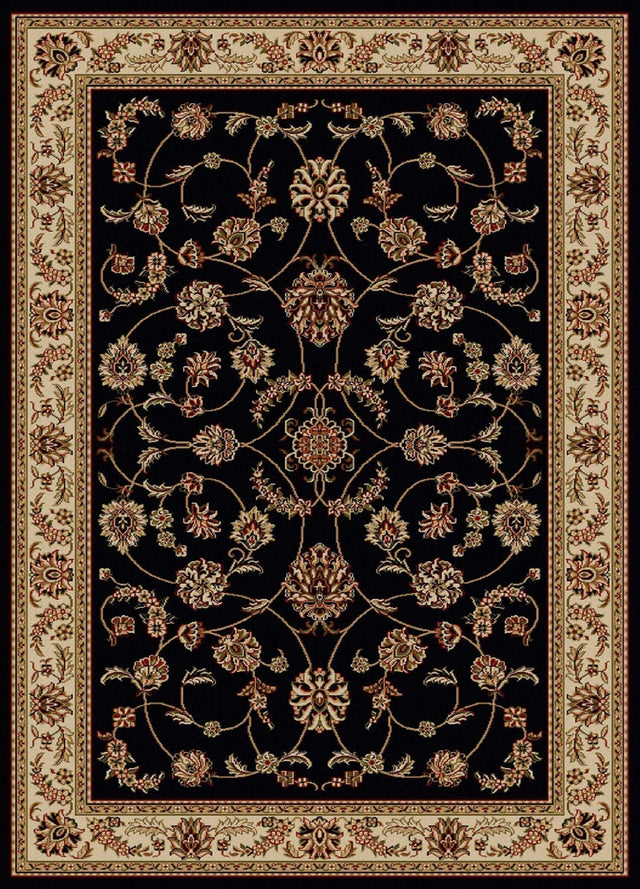 Radici Como 1596 Black Rugs.