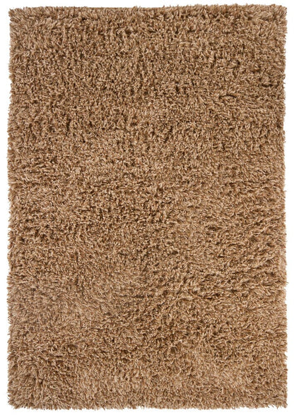 Chandra Core Shag cor-4604 Tan & Ivory Shag Area Rug