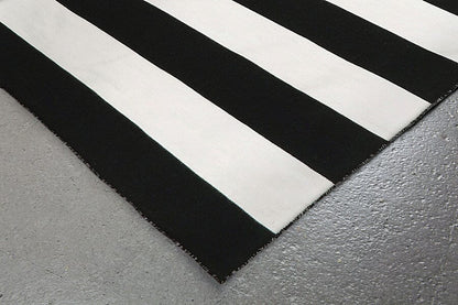 Liora Manne Sorrento Rugby Stripe 6302/48 Black Striped Area Rug