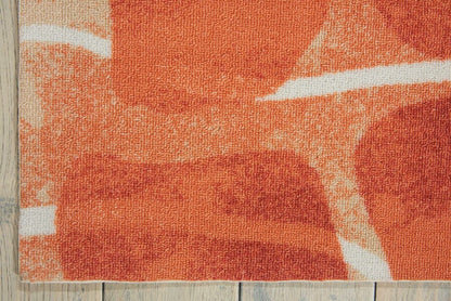 Nourison Coastal Cstl5 Orange Area Rug