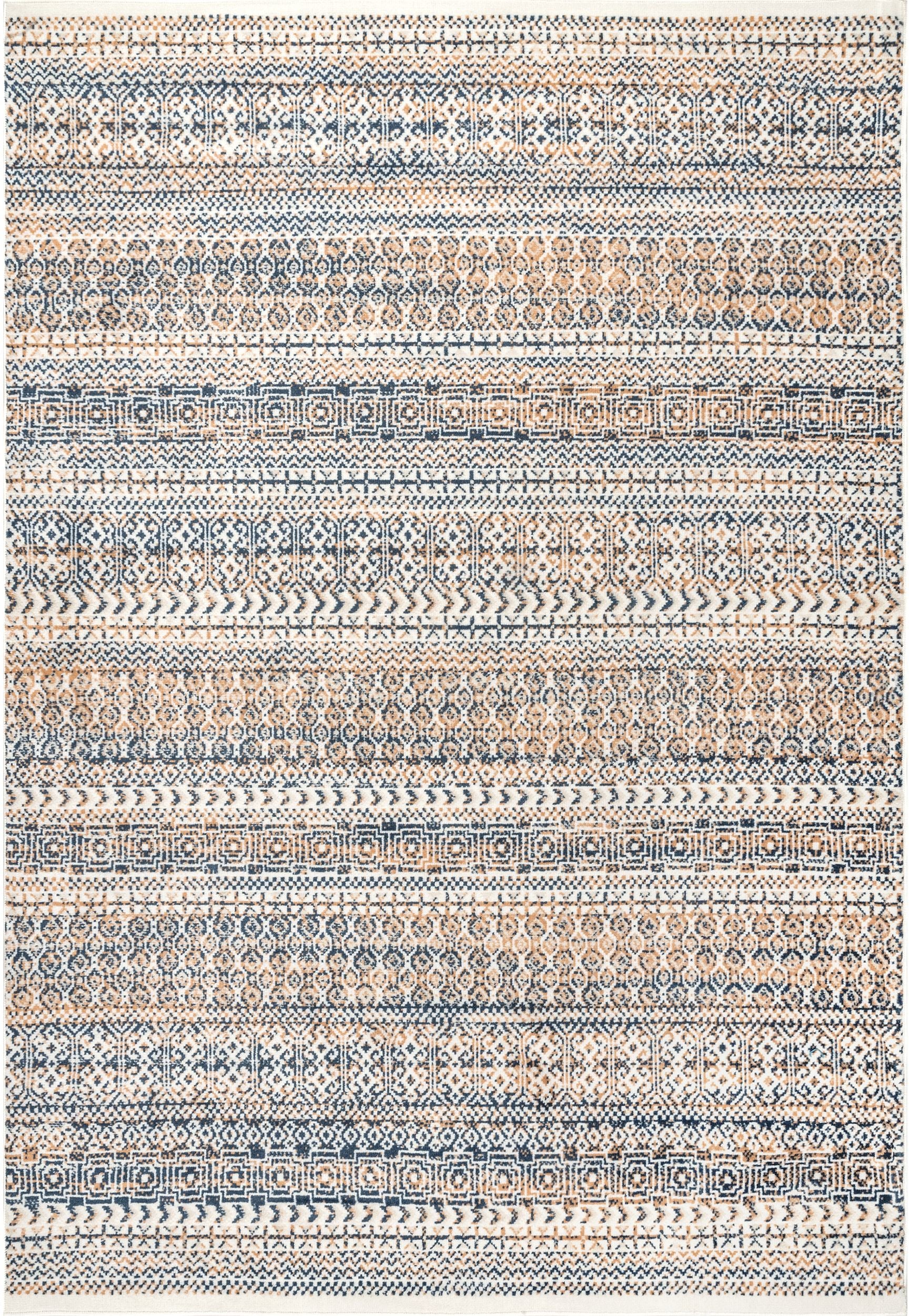 Nuloom Lily Stripes Tribal Nli1733A Beige Area Rug