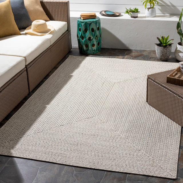 Surya Chesapeake Bay Cpk-2303 Medium Gray, Camel, Cream Rugs.