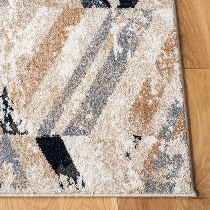 Safavieh Coppertone Cpn356A Ivory/Navy Area Rug