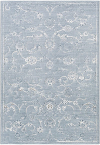 Surya Contempo Cpo-3725 White, Pale Blue, Denim, Light Gray Area Rug