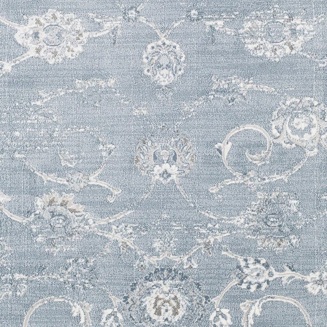 Surya Contempo Cpo-3725 White, Pale Blue, Denim, Light Gray Rugs.