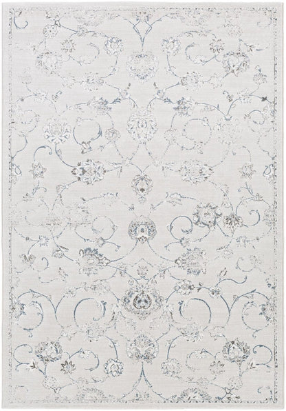 Surya Contempo Cpo-3726 White, Light Gray, Medium Gray Area Rug