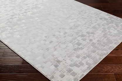 Surya Contempo Cpo-3843 Light Gray, White Floral / Country Area Rug