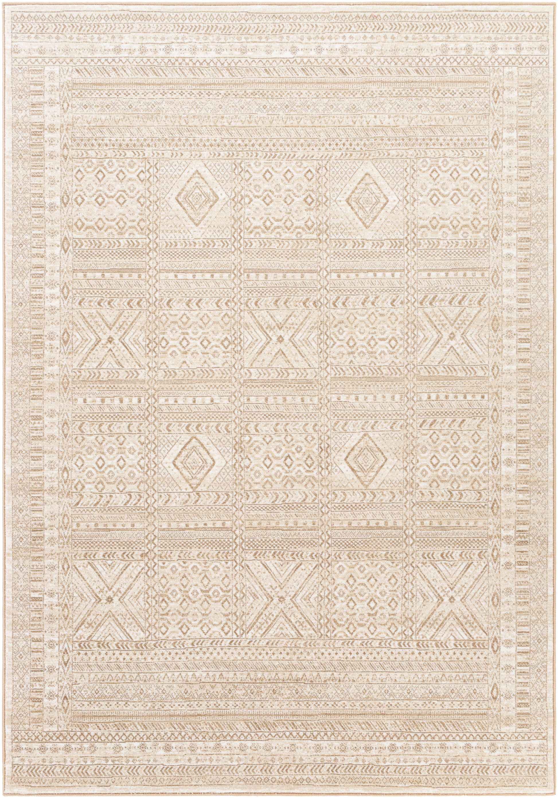 Surya Contempo Cpo-3853 Cream, Beige, Camel Area Rug