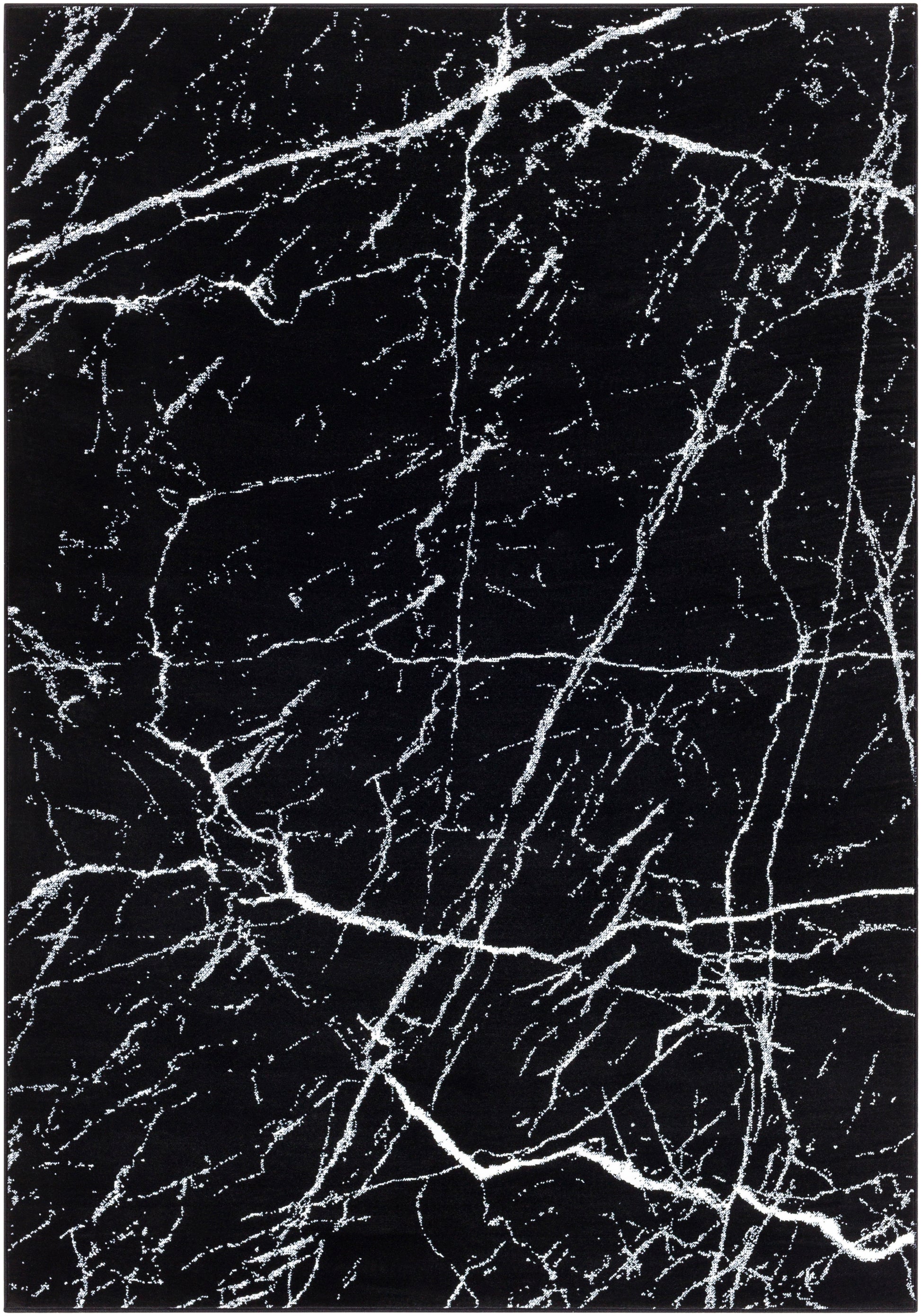 Surya Contempo Cpo-3858 Black, White Area Rug