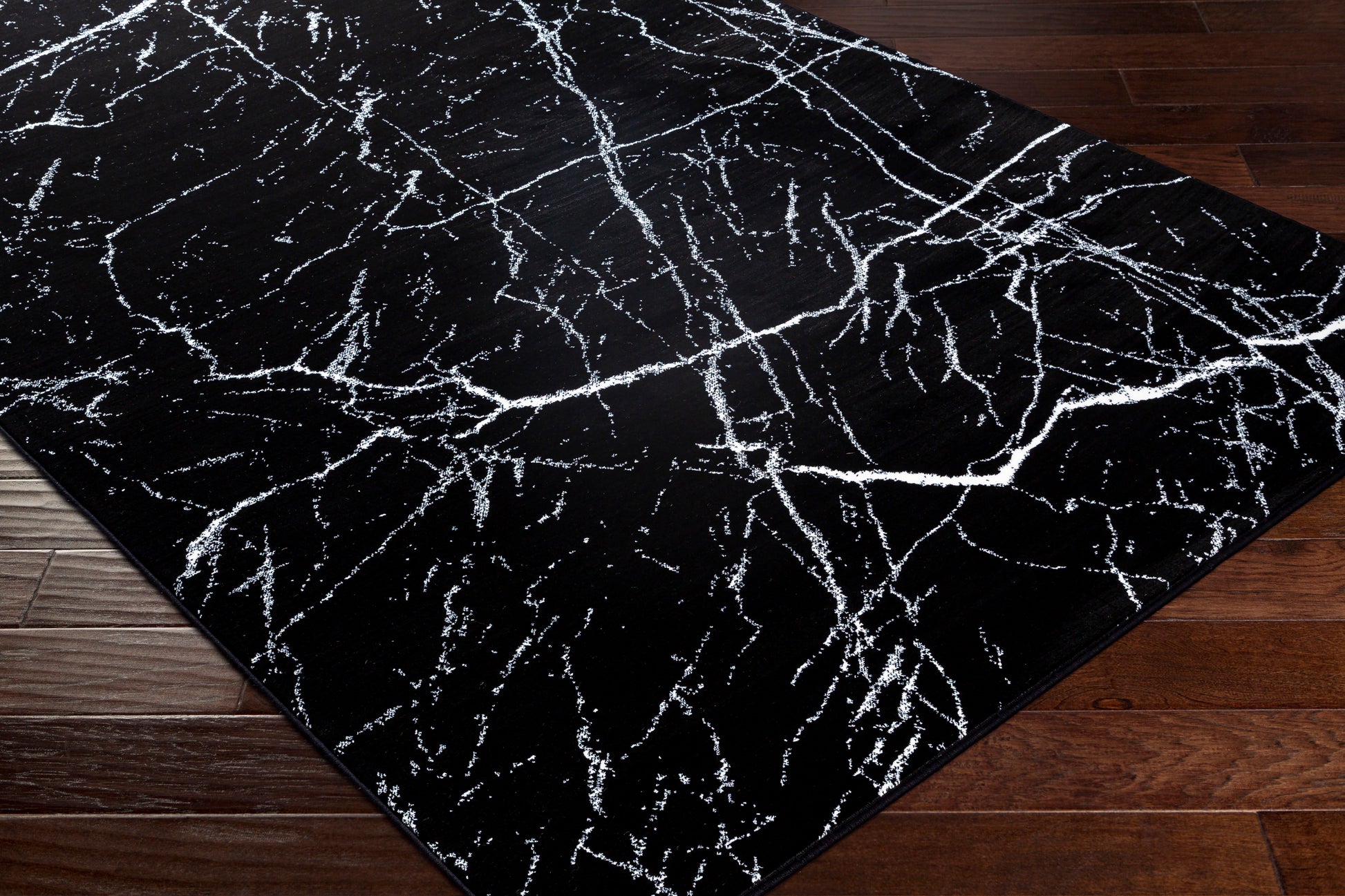 Surya Contempo Cpo-3858 Black, White Area Rug