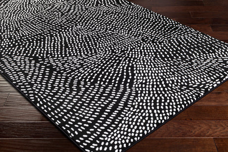 Surya Contempo Cpo-3859 Black, White Rugs.