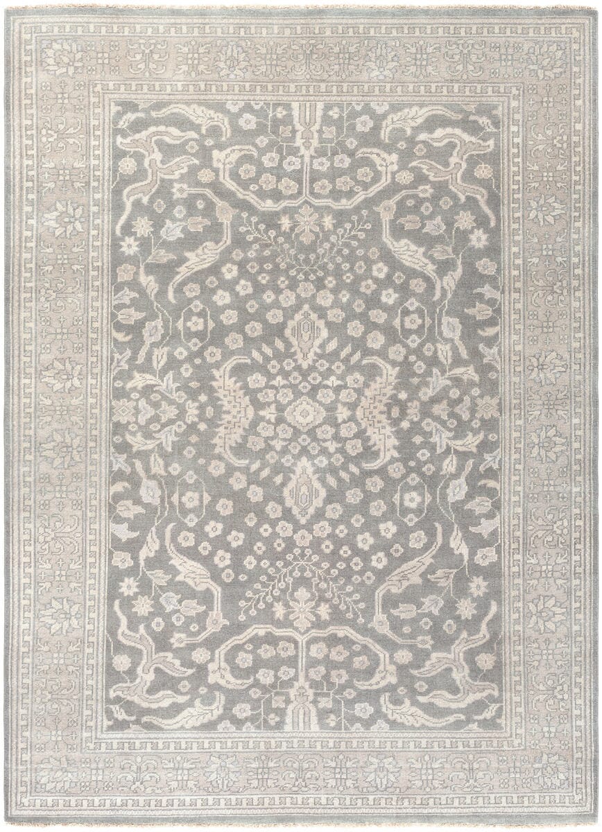 Surya Cappadocia Cpp-5007 Charcoal, Moss, Sage, Medium Gray Area Rug