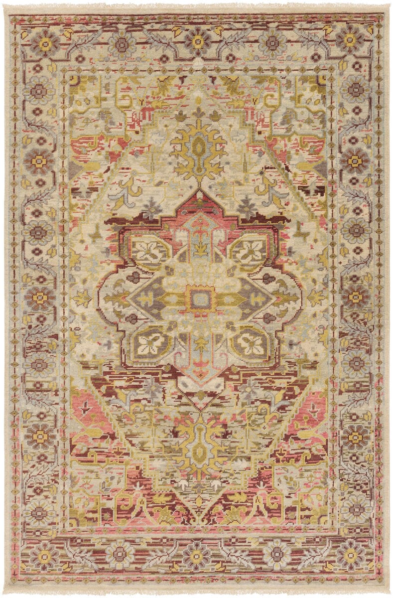 Surya Cappadocia Cpp-5021 Fuschia, Medium Gray, Dark Purple Rugs.