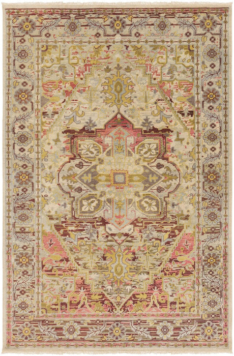Surya Cappadocia Cpp-5021 Fuschia, Medium Gray, Dark Purple Rugs.