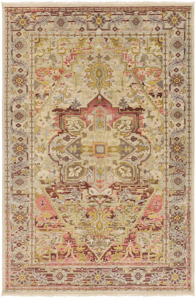 Surya Cappadocia Cpp-5021 Fuschia, Medium Gray, Dark Purple Rugs.