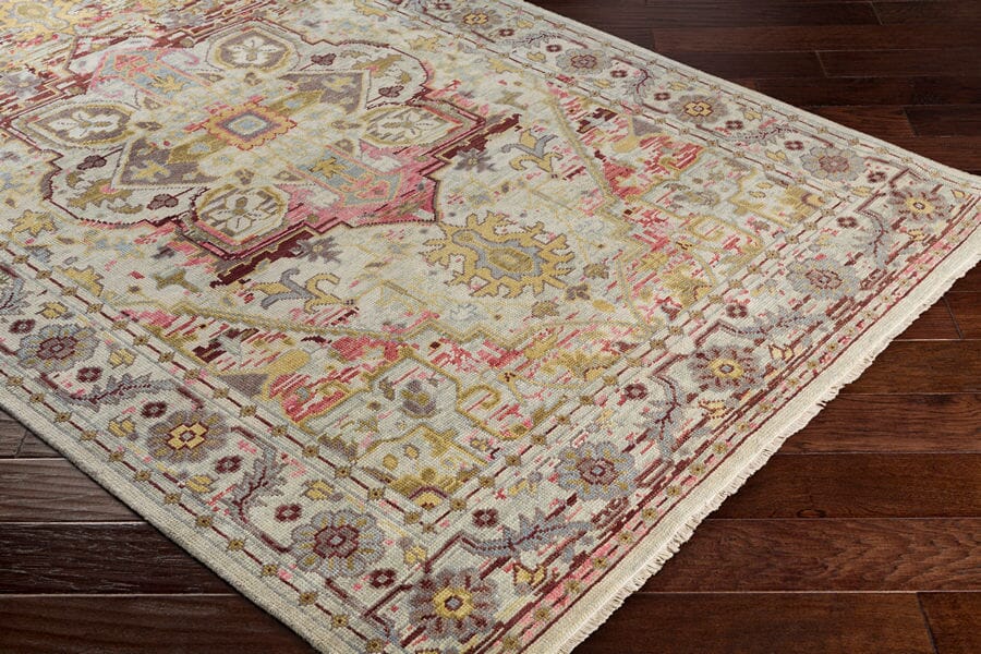 Surya Cappadocia Cpp-5021 Fuschia, Medium Gray, Dark Purple Rugs.