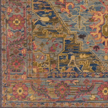 Surya Cappadocia Cpp-5022 Sage, Bright Purple, Dark Blue Rugs.