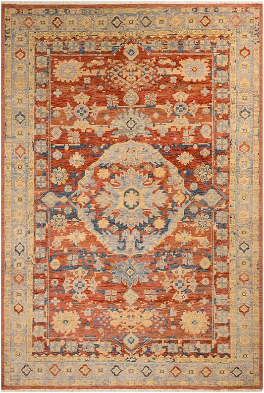 Surya Cappadocia Cpp-5026 Rust, Clay, Light Gray, Medium Gray Area Rug