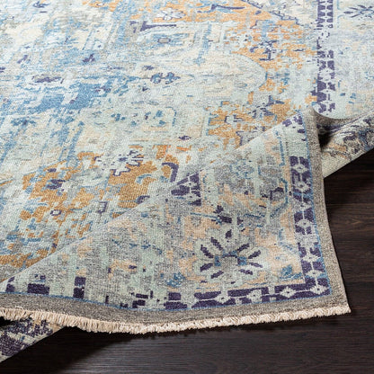 Surya Cappadocia Cpp-5027 Denim, Navy, Khaki, Sea Foam Vintage / Distressed Area Rug