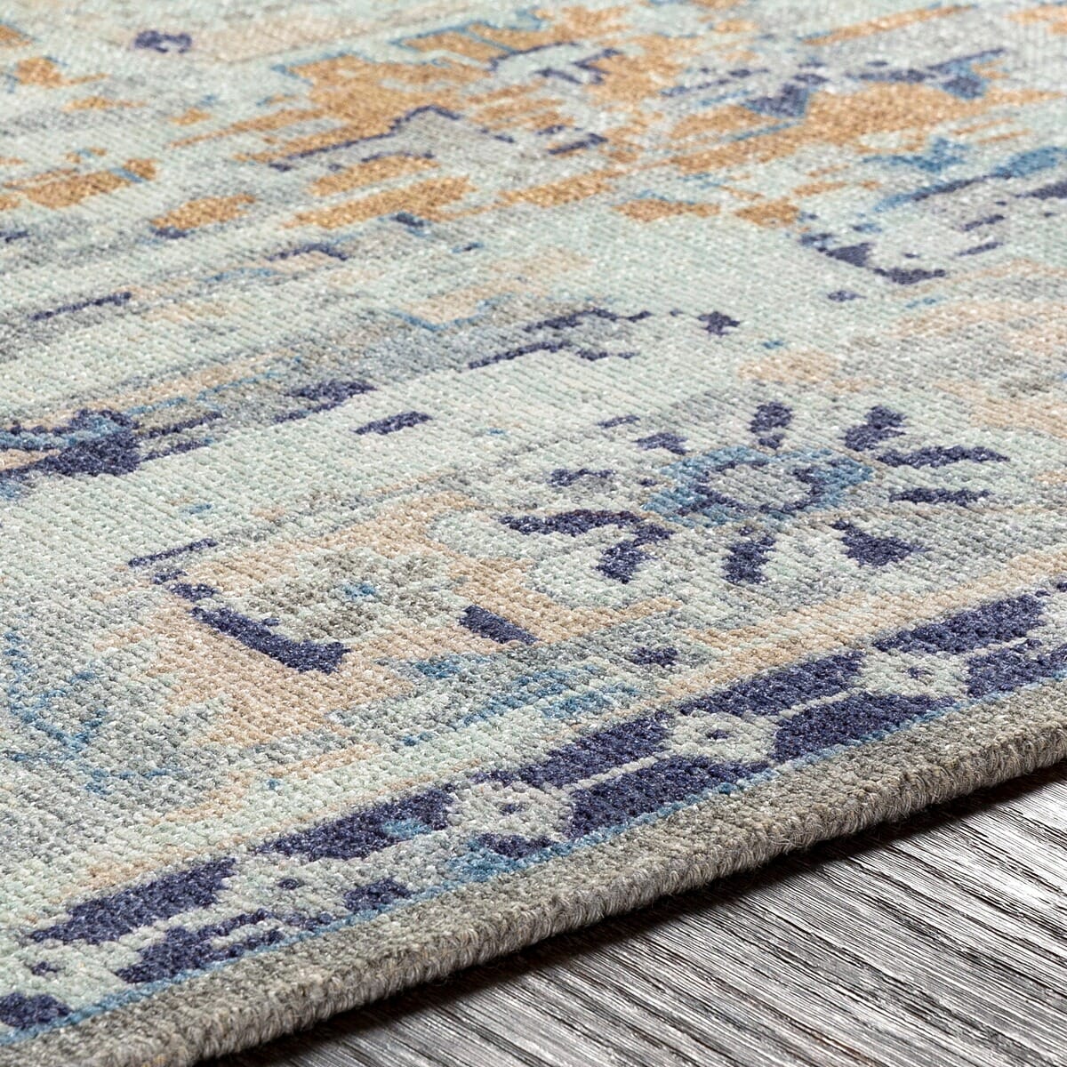 Surya Cappadocia Cpp-5027 Denim, Navy, Khaki, Sea Foam Vintage / Distressed Area Rug