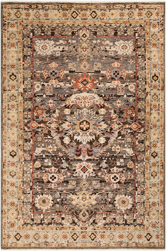 Surya Cappadocia Cpp-5029 Taupe, Cream, Camel, Tan, Black Area Rug