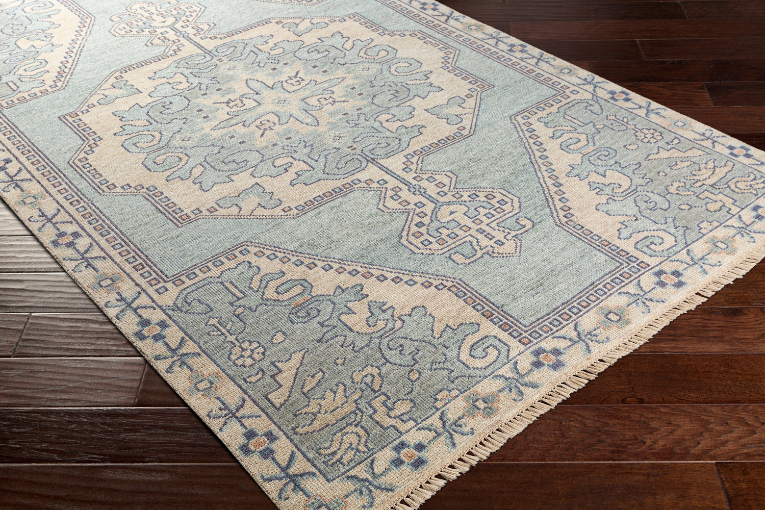 Surya Cappadocia Cpp-5031 Sage, Navy, Cream, Tan Rugs.