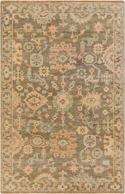 Surya Cappadocia Cpp-5032 Burnt Orange, Seafoam, Dark Brown, Mustard Area Rug