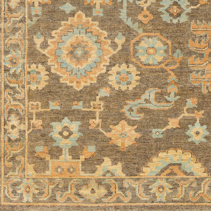 Surya Cappadocia Cpp-5032 Burnt Orange, Seafoam, Dark Brown, Mustard Area Rug