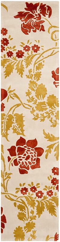 Safavieh Capri Cpr340A Beige / Rust Floral / Country Area Rug