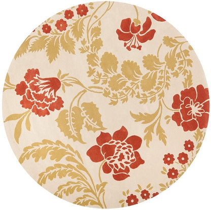 Safavieh Capri Cpr340A Beige / Rust Floral / Country Area Rug