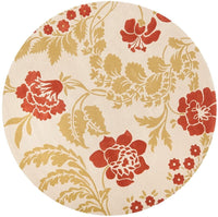 Safavieh Capri Cpr340A Beige / Rust Floral / Country Area Rug