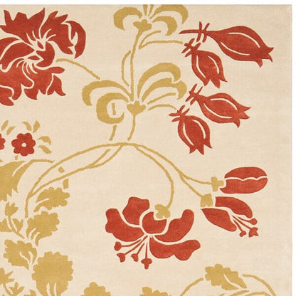 Safavieh Capri Cpr340A Beige / Rust Floral / Country Area Rug