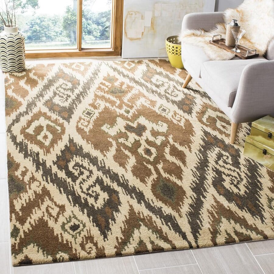 Safavieh Capri Cpr351B Multi / Brown Area Rug